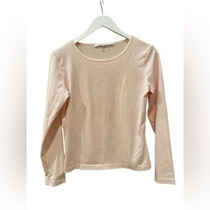 Ballinger Gold Long Sleeve Pink T Shirt Size M in Excellent Preowned Condition